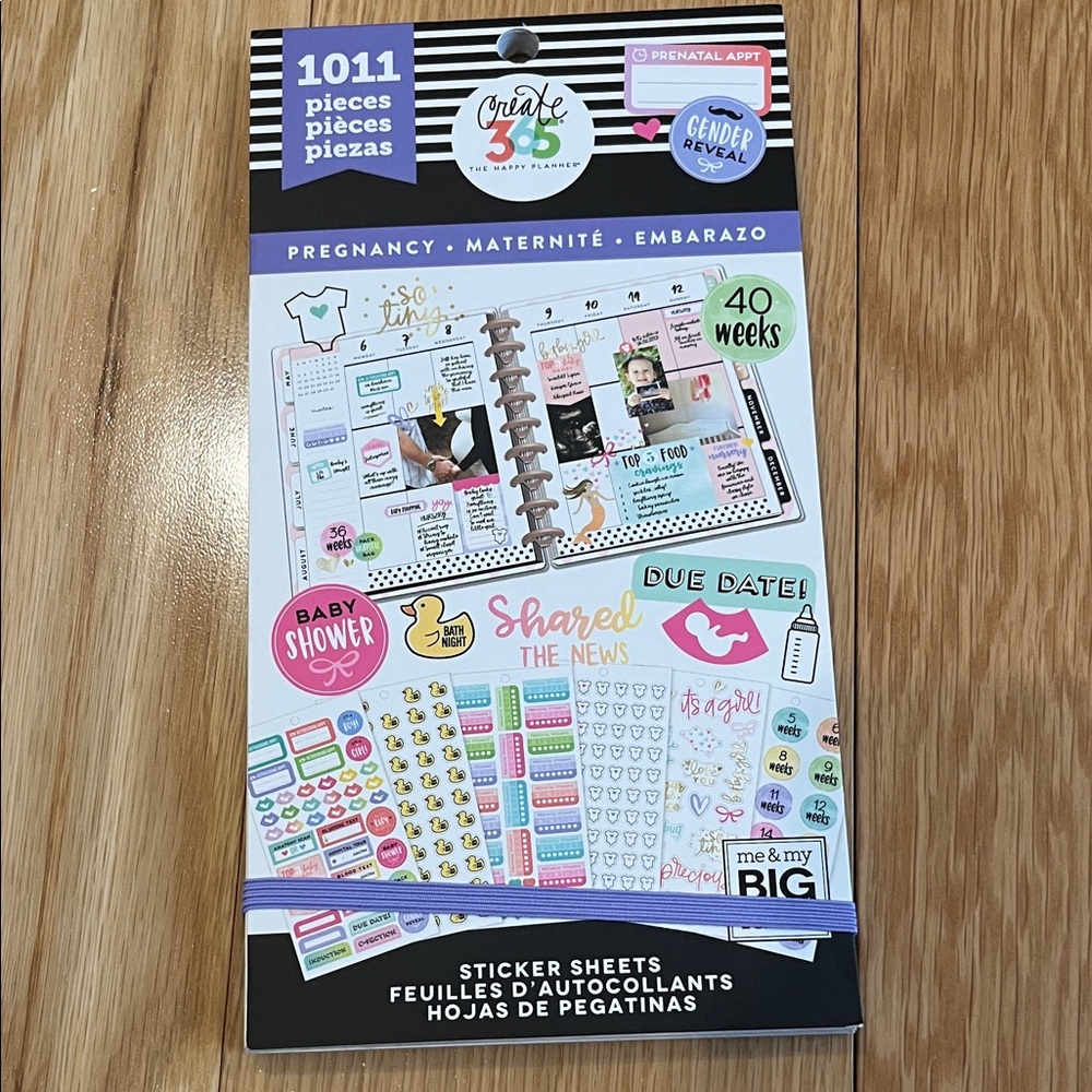 Happy Planner Pregnancy Stickers